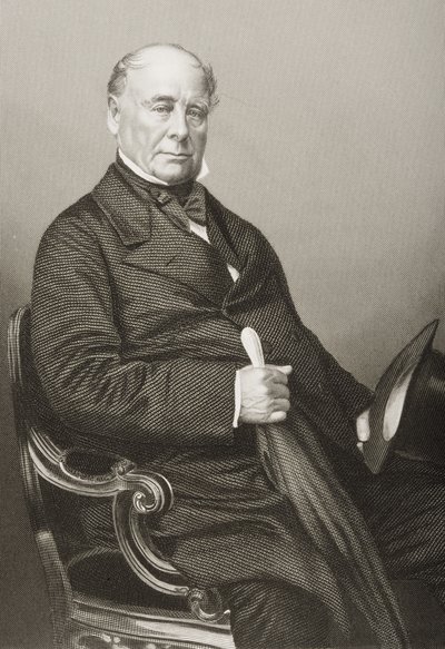 Thomas Chandler Haliburton, Engraved by D.J. Pound from a Photograph, from 